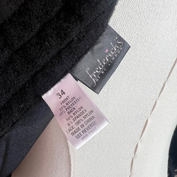 Frederick's of Hollywood Red and Black Corset Bustier - Picture 6 of 6